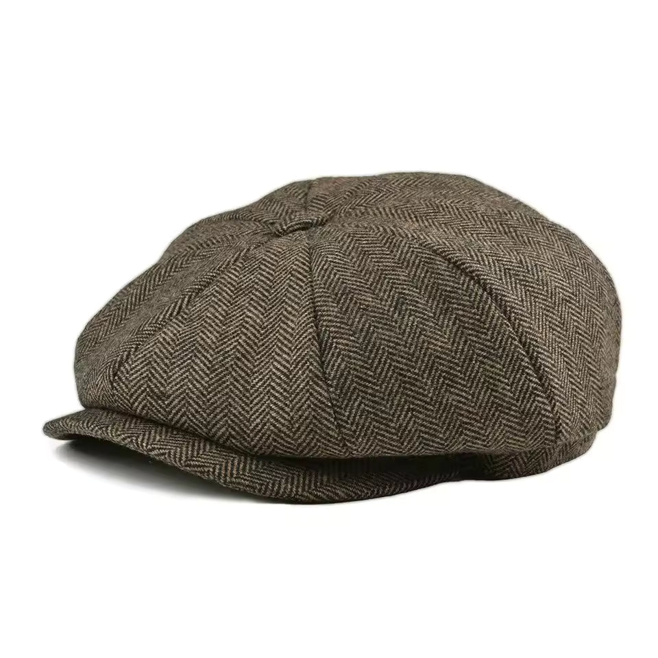 Newsboy cap in wool — ALSTON