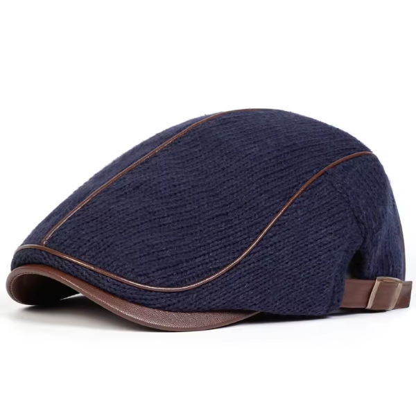 Flat cap in knit — WIMBORNE