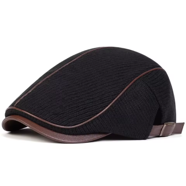 Flat cap in knit — WIMBORNE