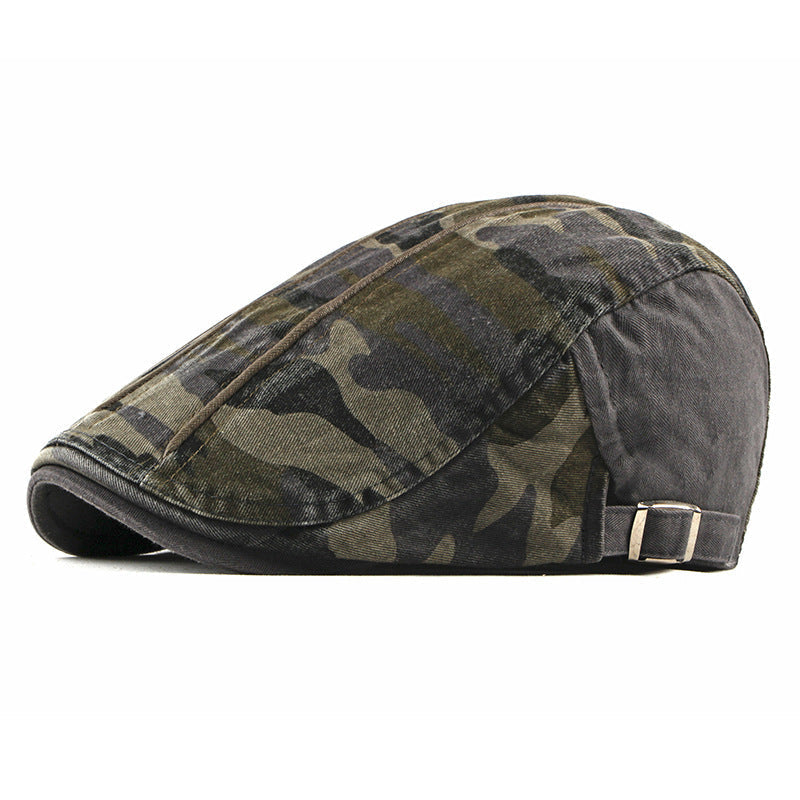 Camouflage driver cap in cotton — COCKERMOUTH