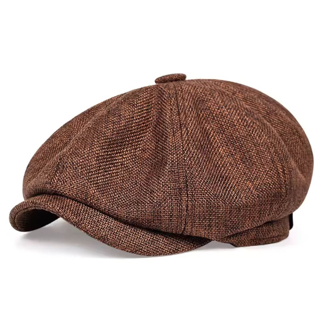 Newsboy cap in cotton — BRAMPTON