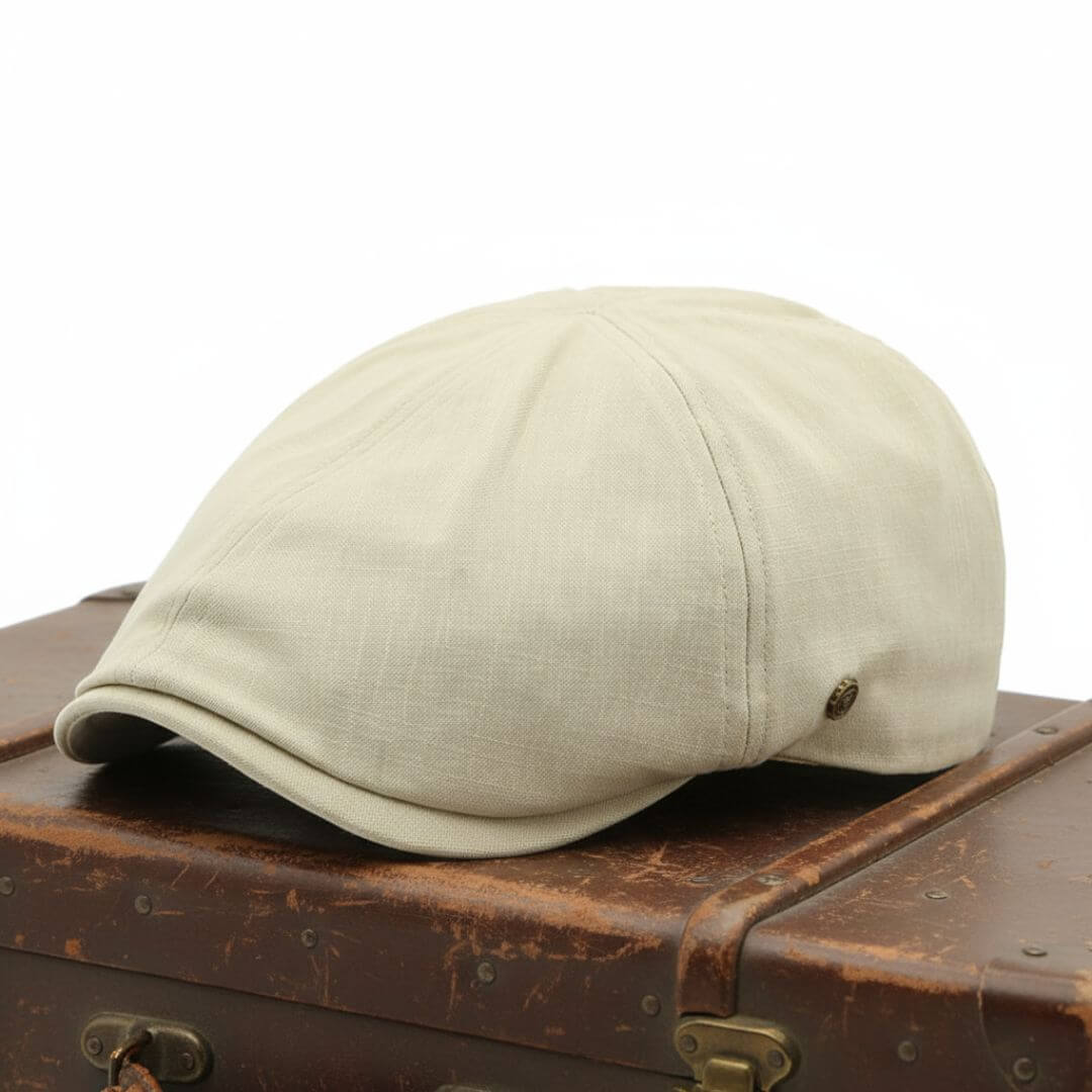 Flat cap in cotton — DINGWALL