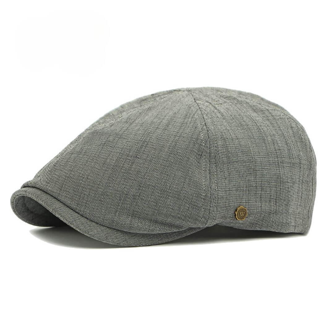 Flat cap in cotton — DINGWALL