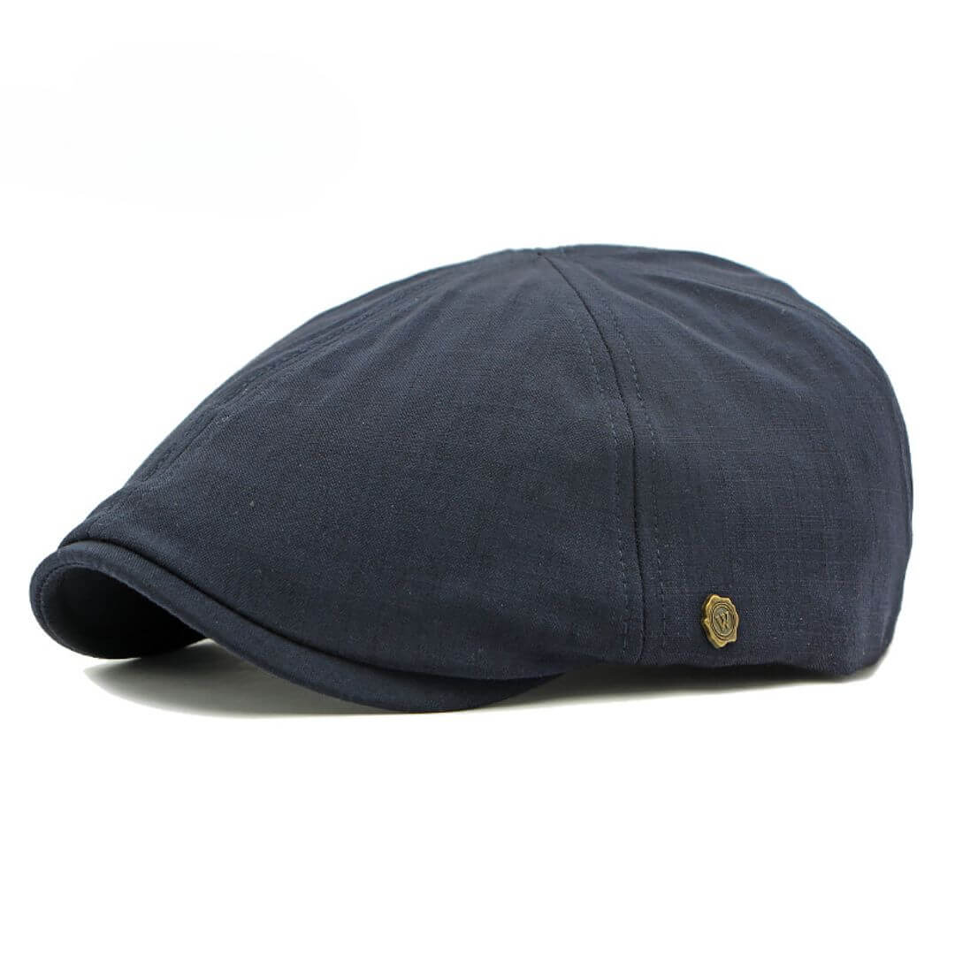 Flat cap in cotton — DINGWALL