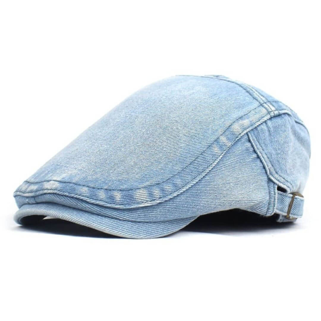 Flat cap in denim — YARM