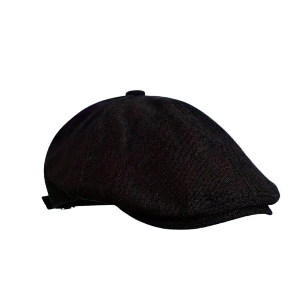 Flat cap in a linen blend — FAIRFORD