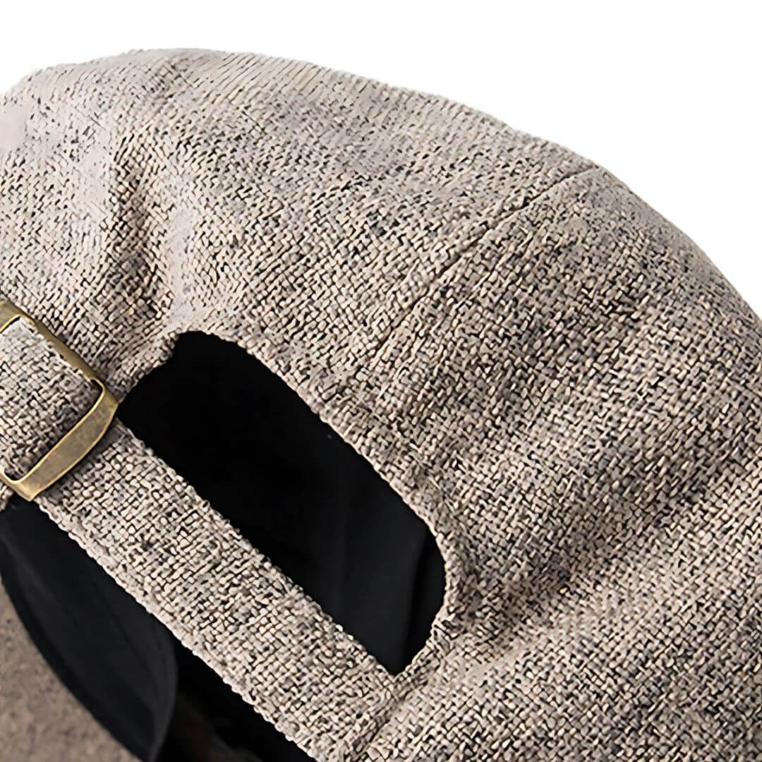 Flat cap in a linen blend — WINCHCOMBE