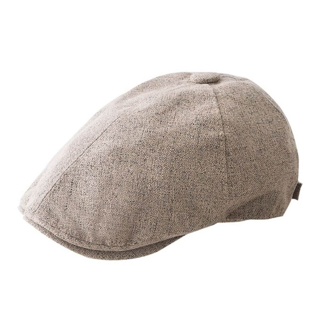 Flat cap in a linen blend — WINCHCOMBE