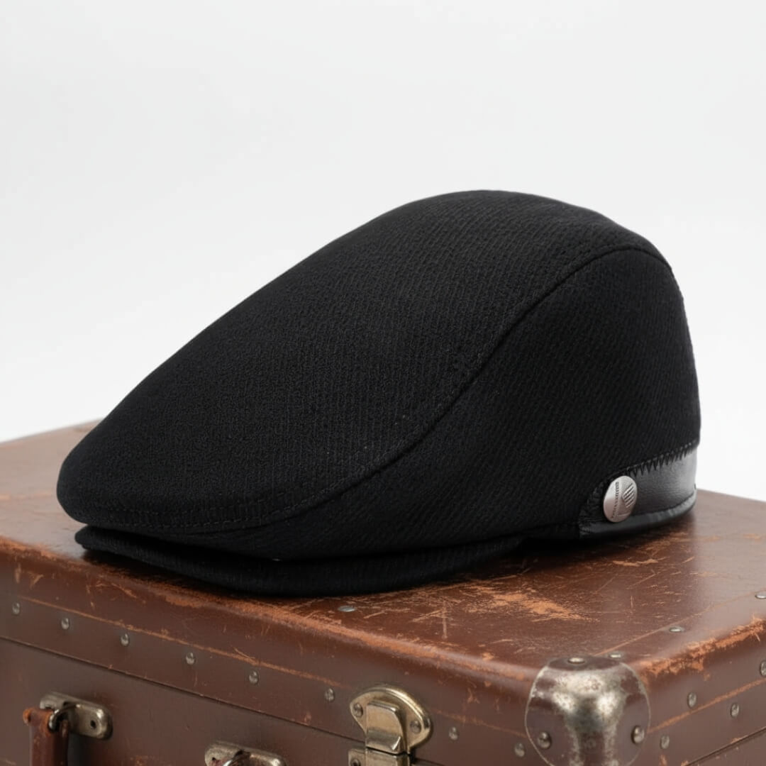 Flat cap in a wool blend — HAWES