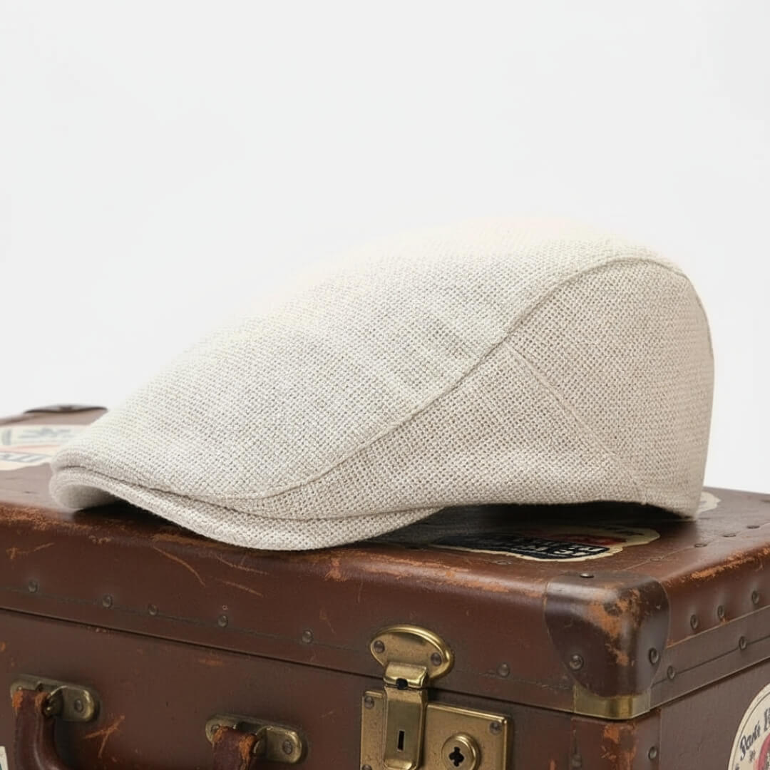 Ivy cap in a linen blend — LECHLADE