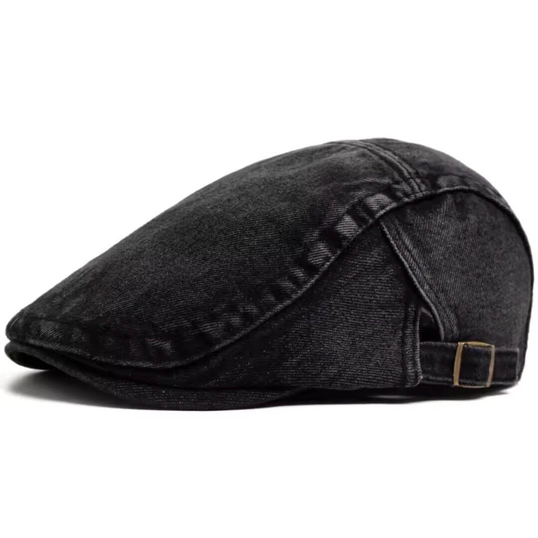 Flat cap in denim — MORPETH