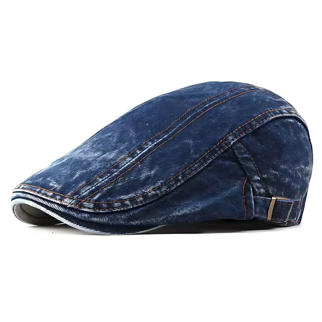 Flat cap in denim — BALA