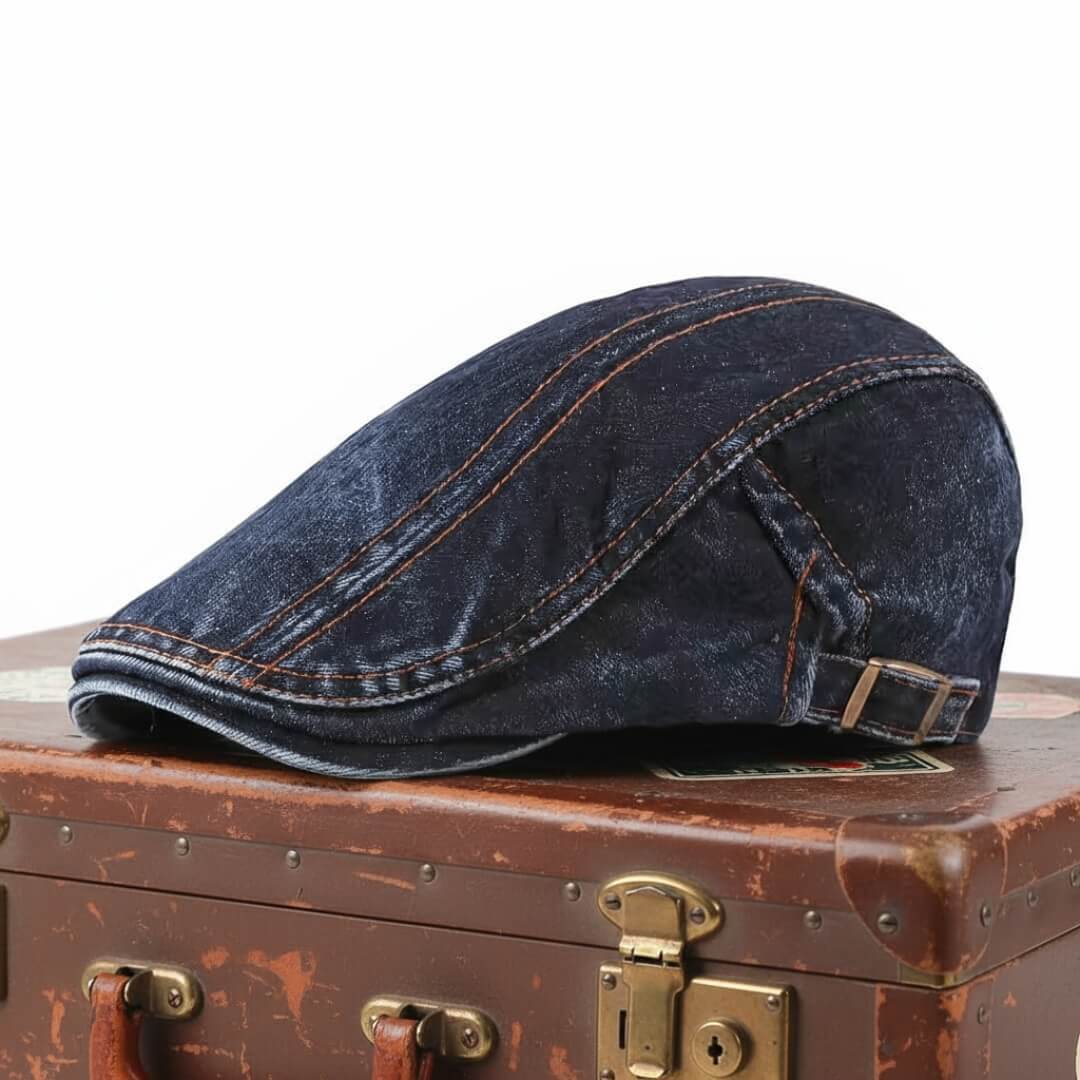 Flat cap in denim — BALA