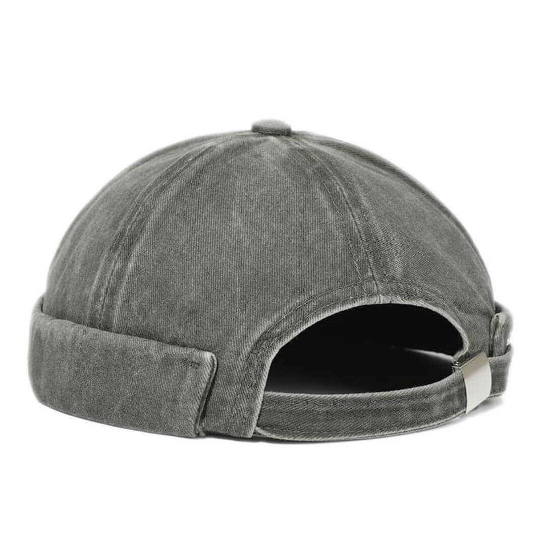 Docker cap in denim — PRESTEIGNE