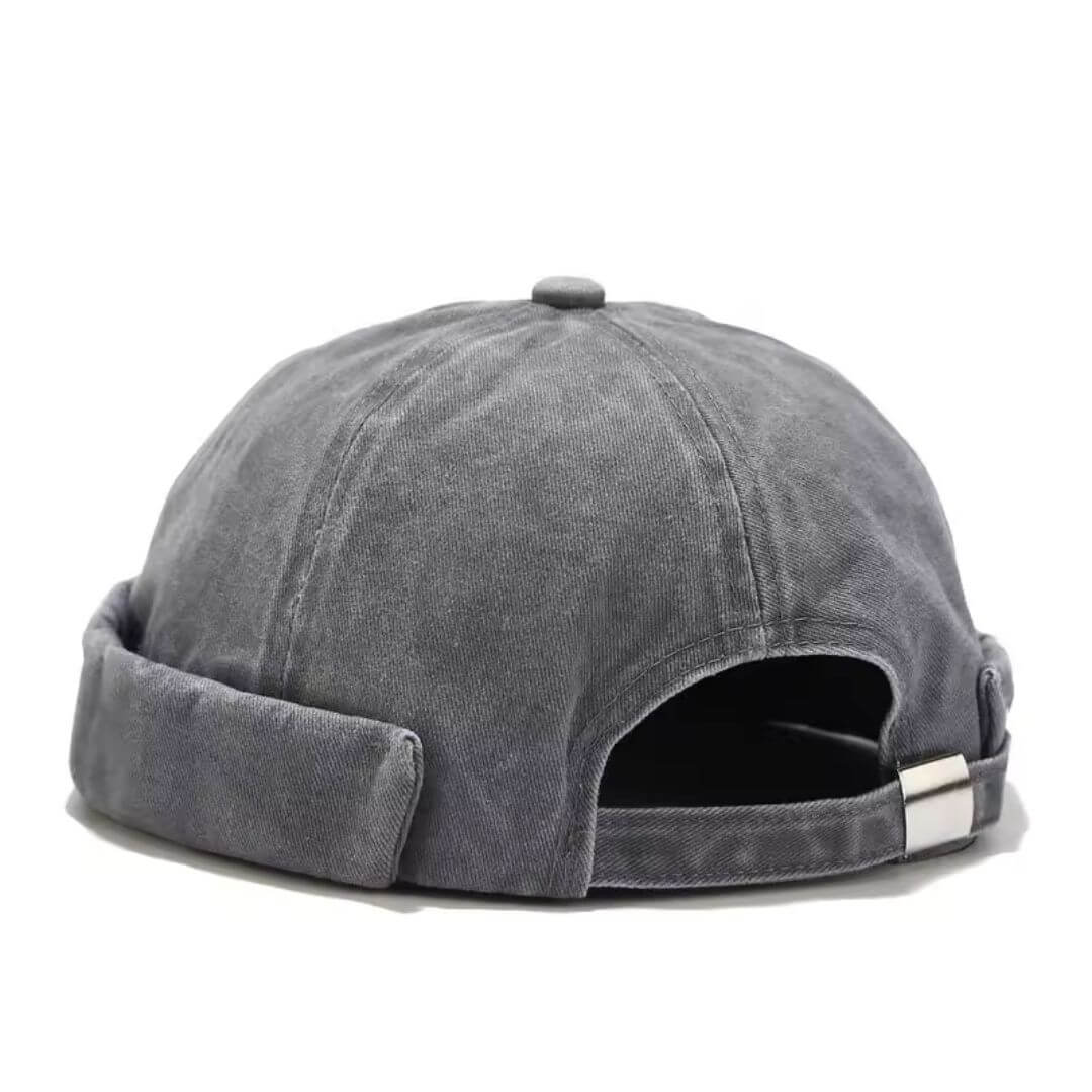 Docker cap in denim — PRESTEIGNE