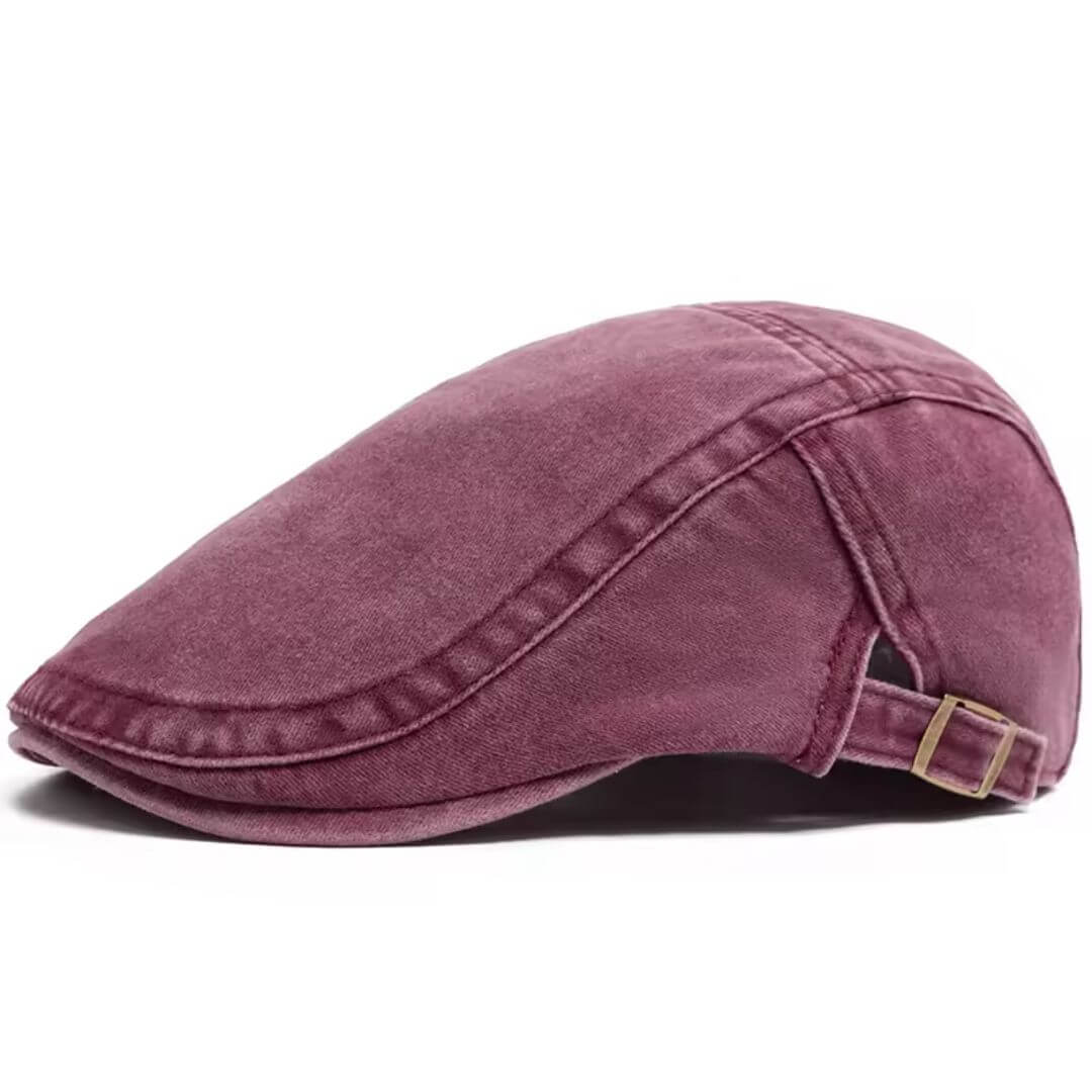 Flat cap in denim — STOKESLEY