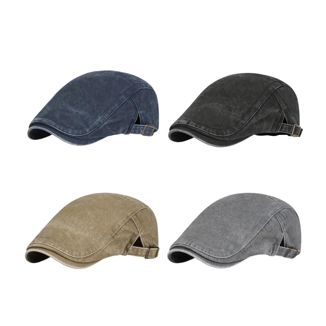Flat cap in cotton — WETHERBY