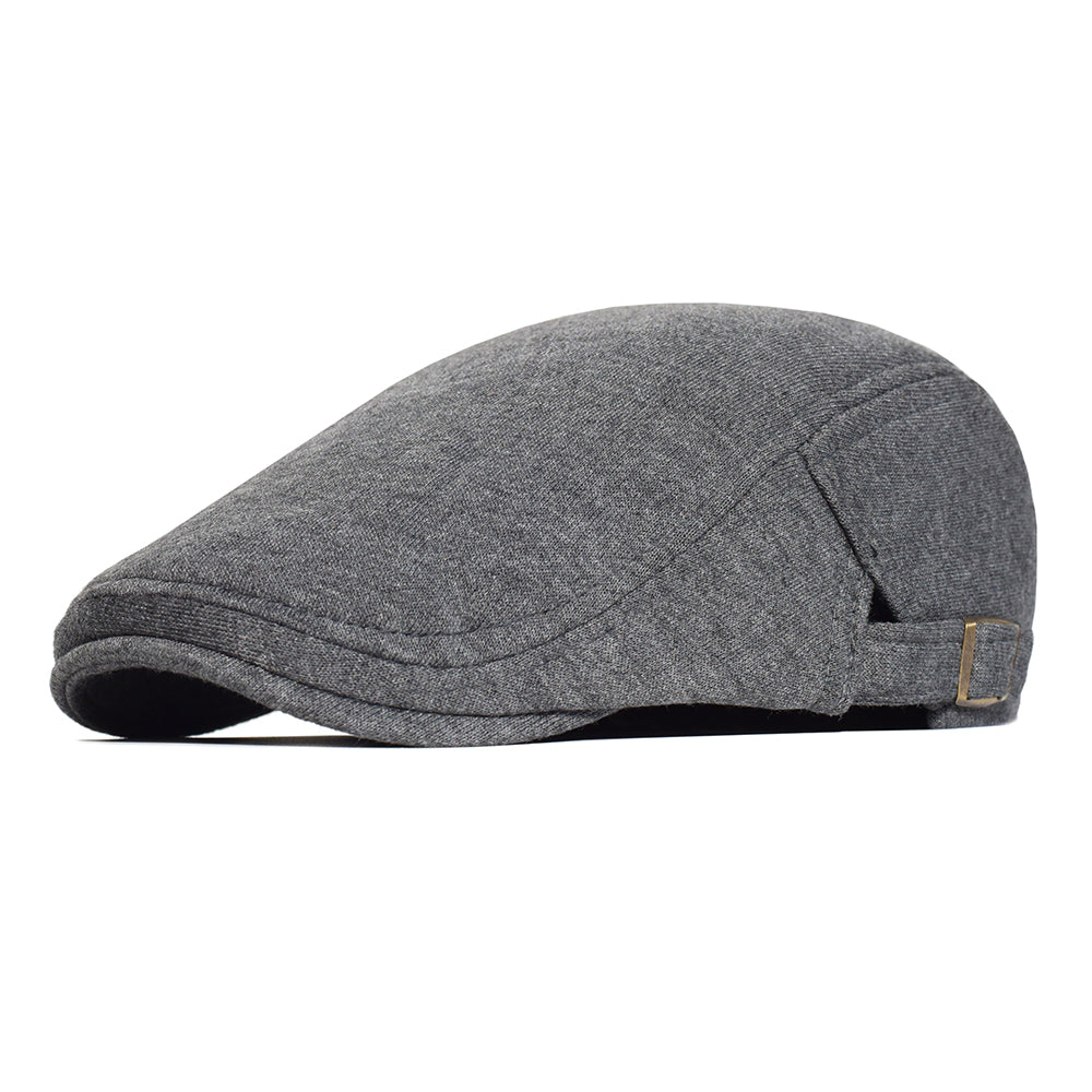Flat cap in knit — HEXHAM