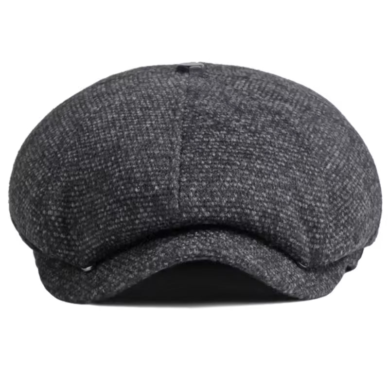 Marl newsboy cap in wool — HONITON