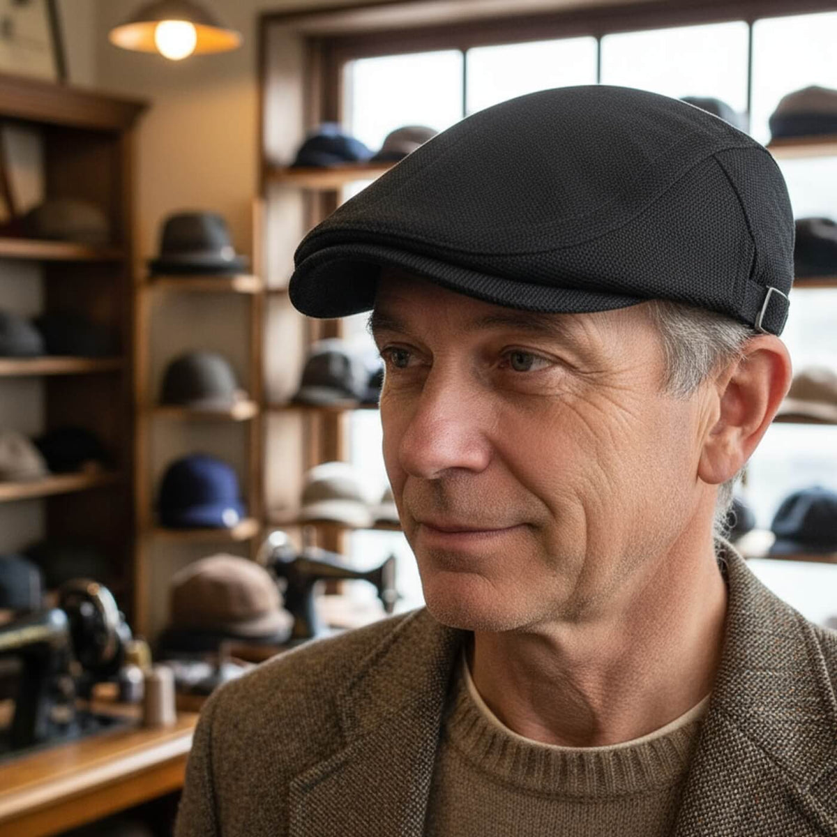 Flat cap in cotton — CLUN