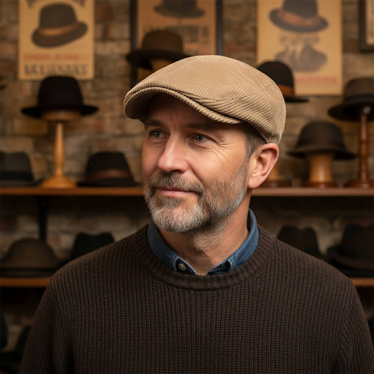 Driver cap in corduroy — BLAIRGOWRIE