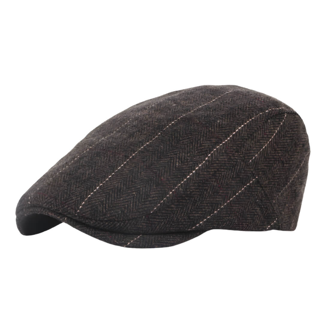 Flat cap in a wool blend — MASHAM