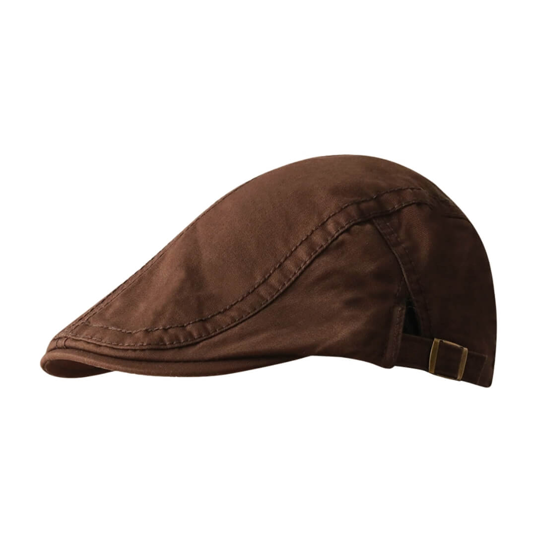 Flat cap in cotton — MOFFAT