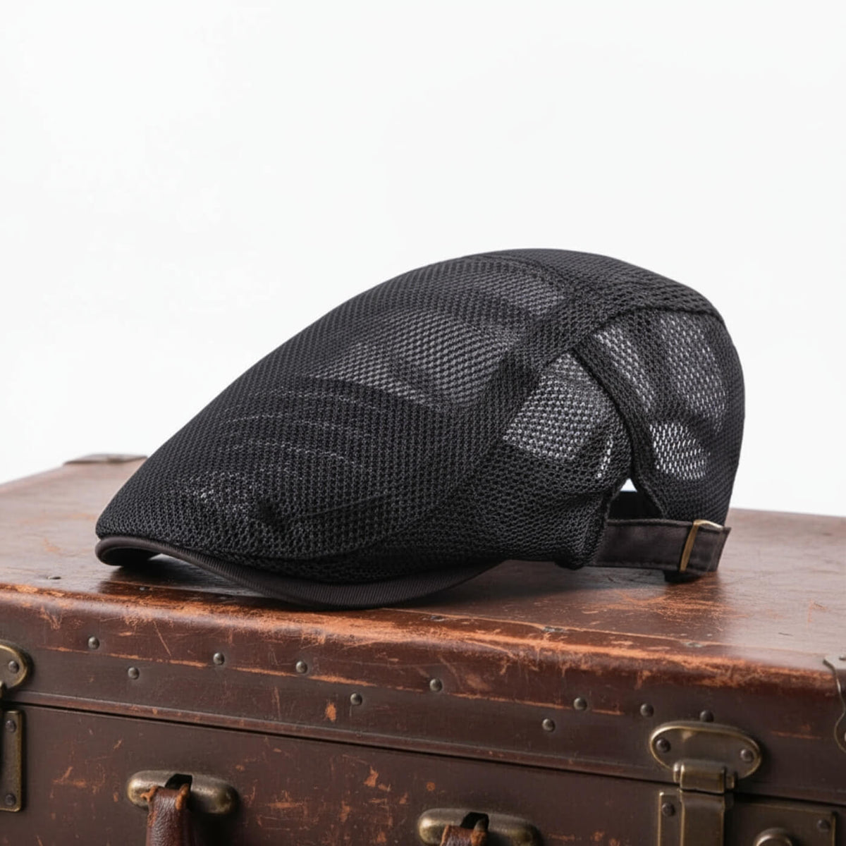 Flat cap in mesh — BURFORD