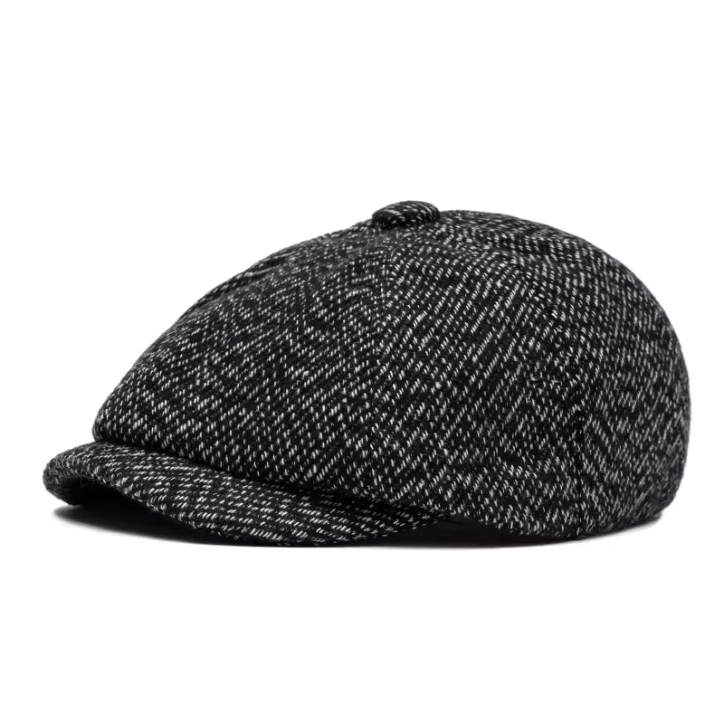 Newsboy cap in tweed — WHITBY