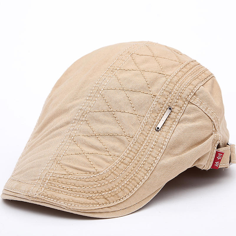 Flat cap in cotton — STANHOPE