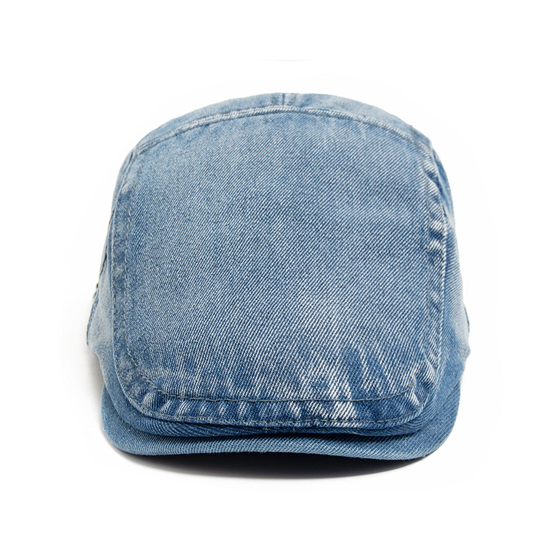 Flat cap in denim — ROTHBURY