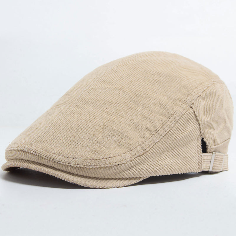 Flat cap in corduroy — DUNKELD