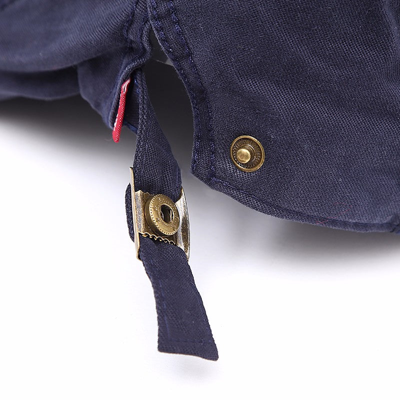 Flat cap in cotton — STANHOPE