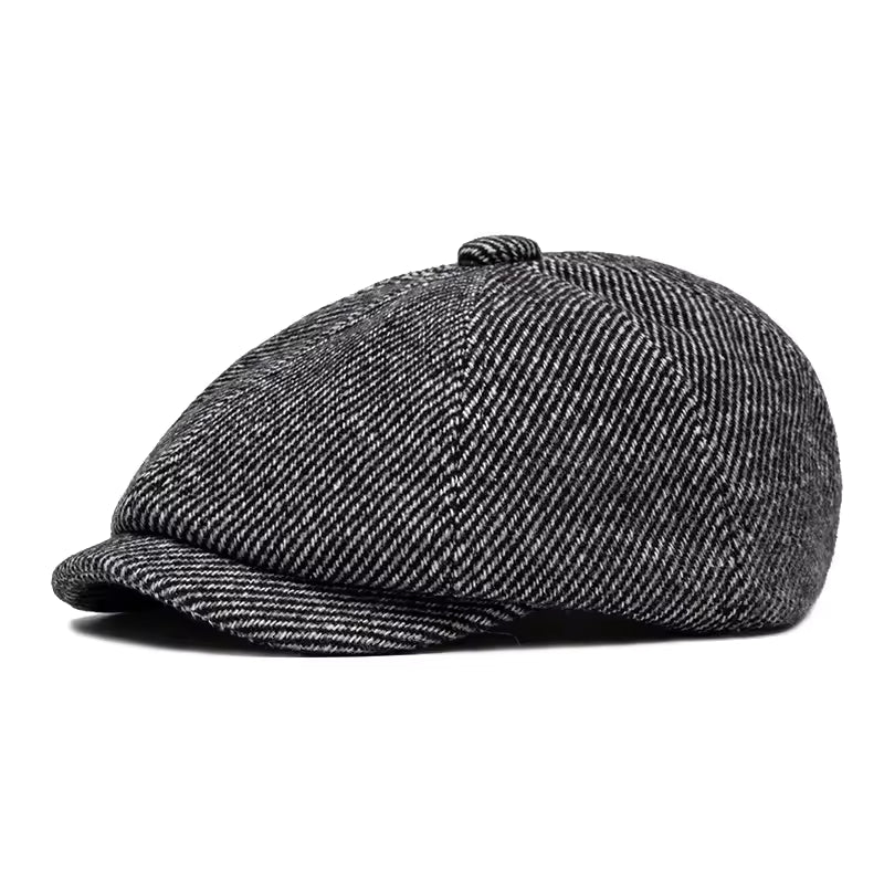 Newsboy cap in tweed — WHITBY