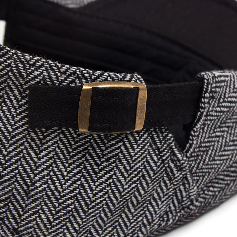 Herringbone driver cap in wool — DISS