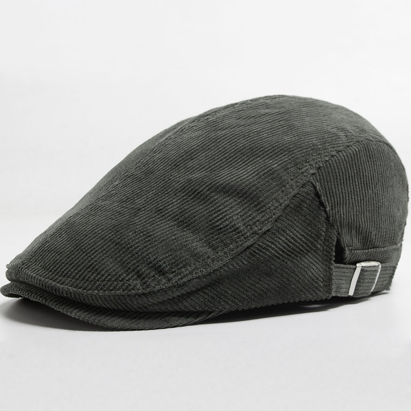 Flat cap in corduroy — DUNKELD