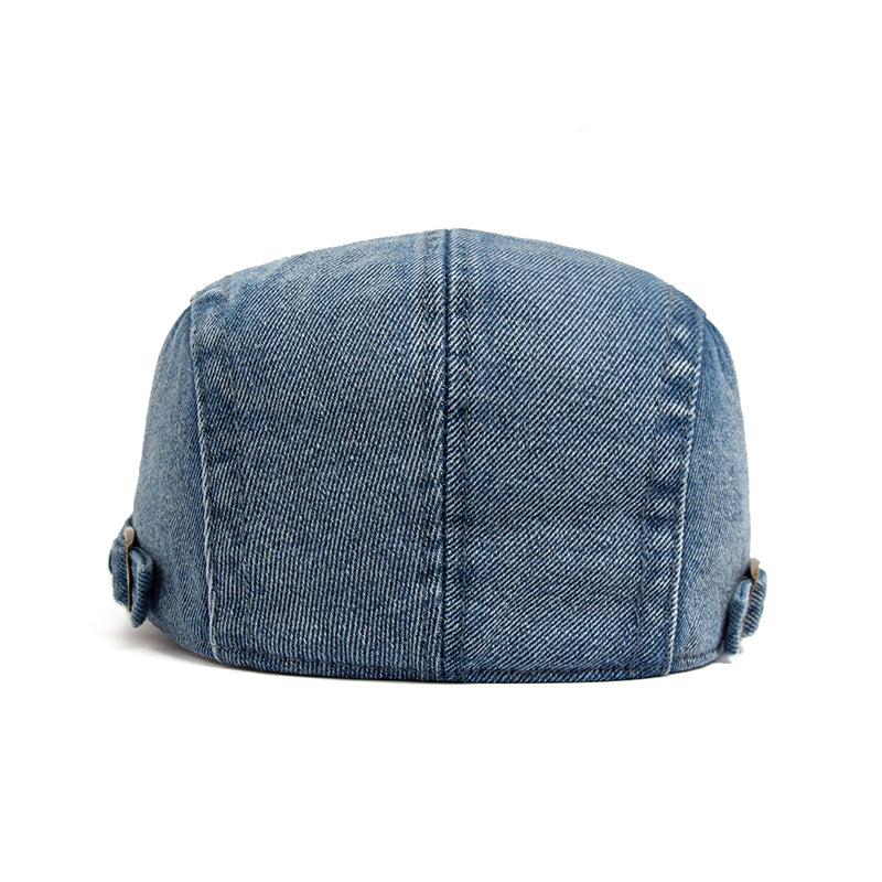 Flat cap in denim — ROTHBURY