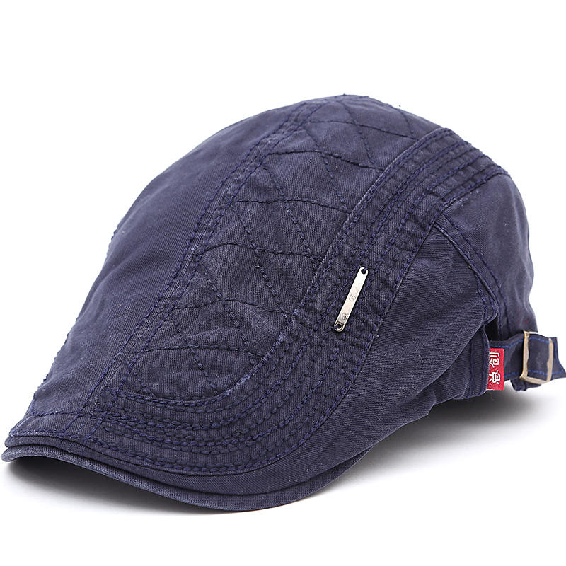 Flat cap in cotton — STANHOPE