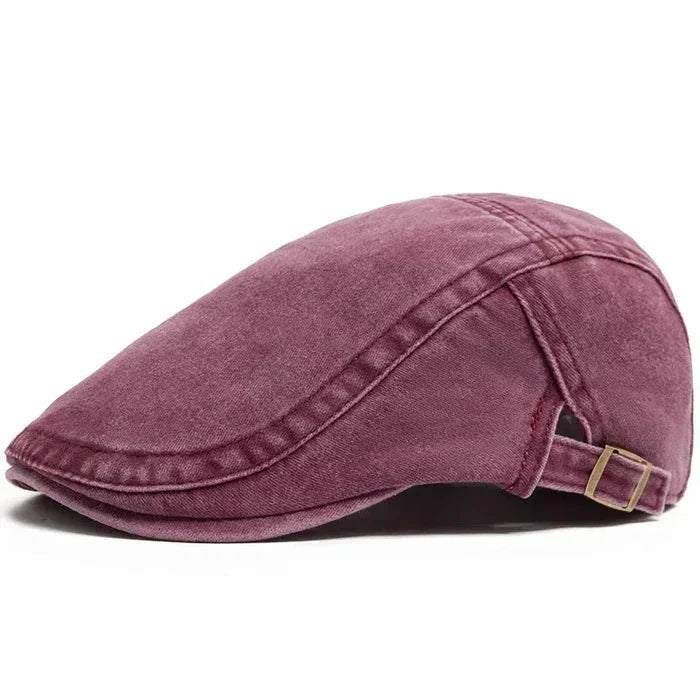 Flat cap in denim — WADEBRIDGE