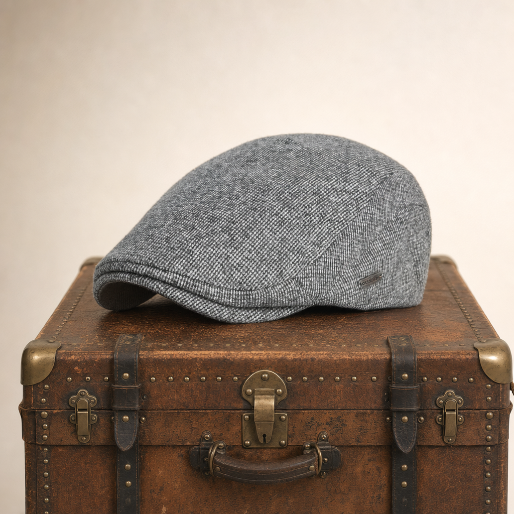 Flat cap in wool — WINCANTON