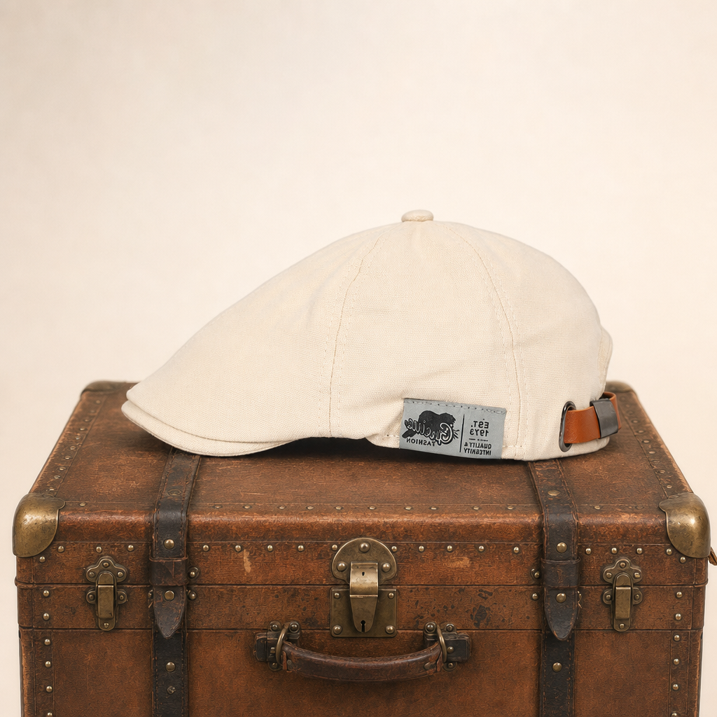 Flat cap in cotton — GLOSSOP