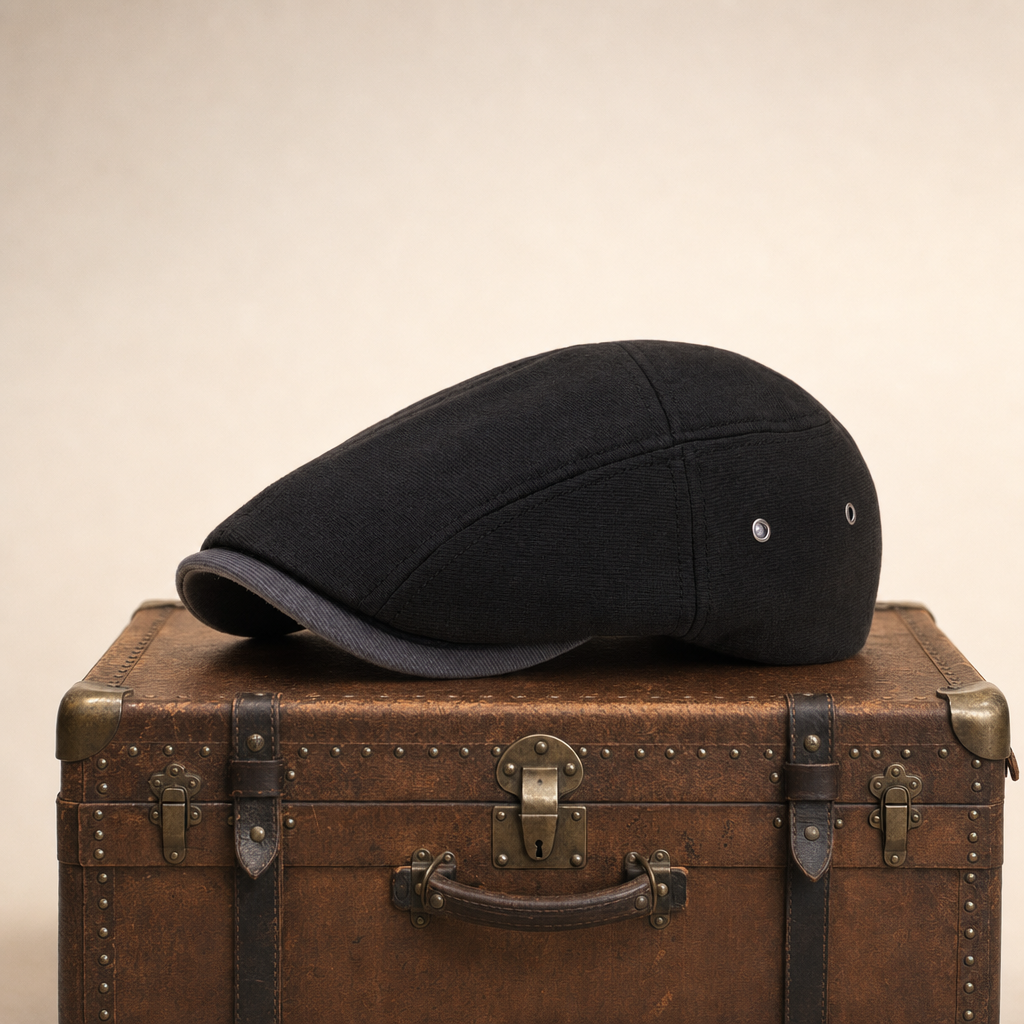 Flat cap in cotton — CRICKHOWELL