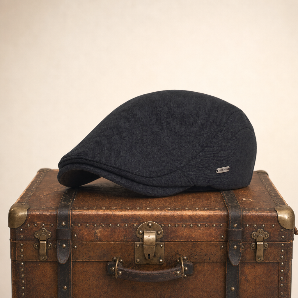 Flat cap in wool — WINCANTON