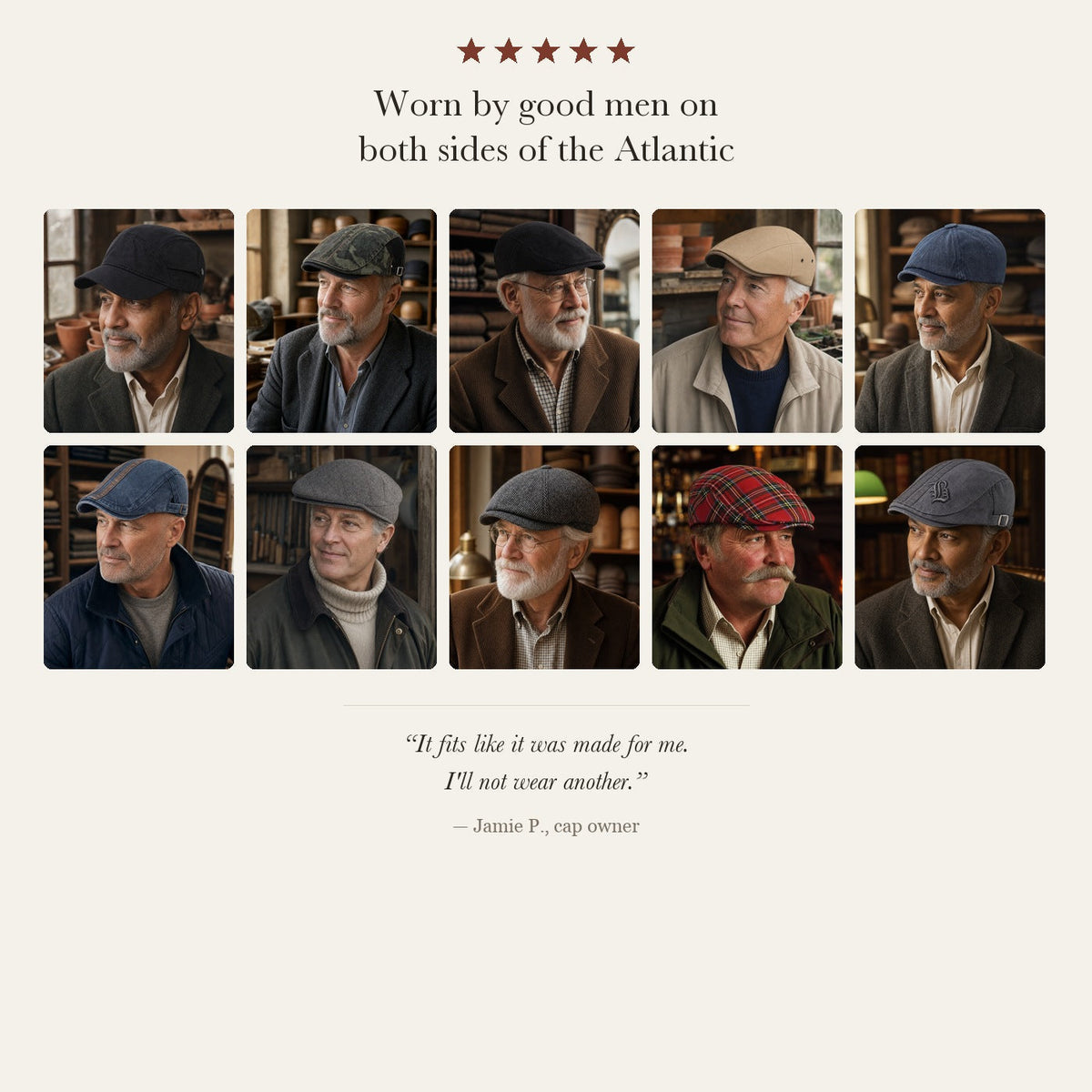 Flat cap in suede — MILLOM