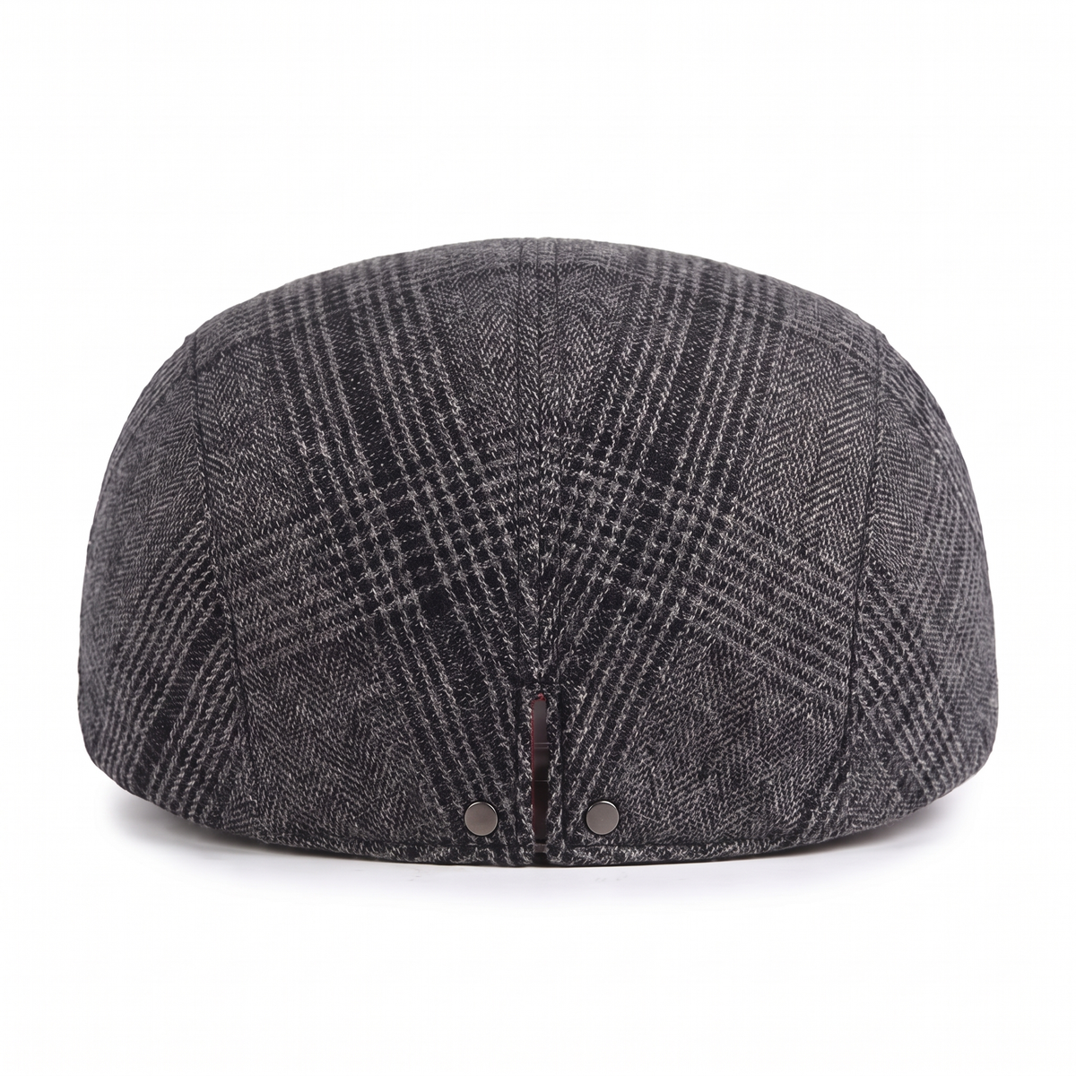 Check flat cap in cotton — CLITHEROE