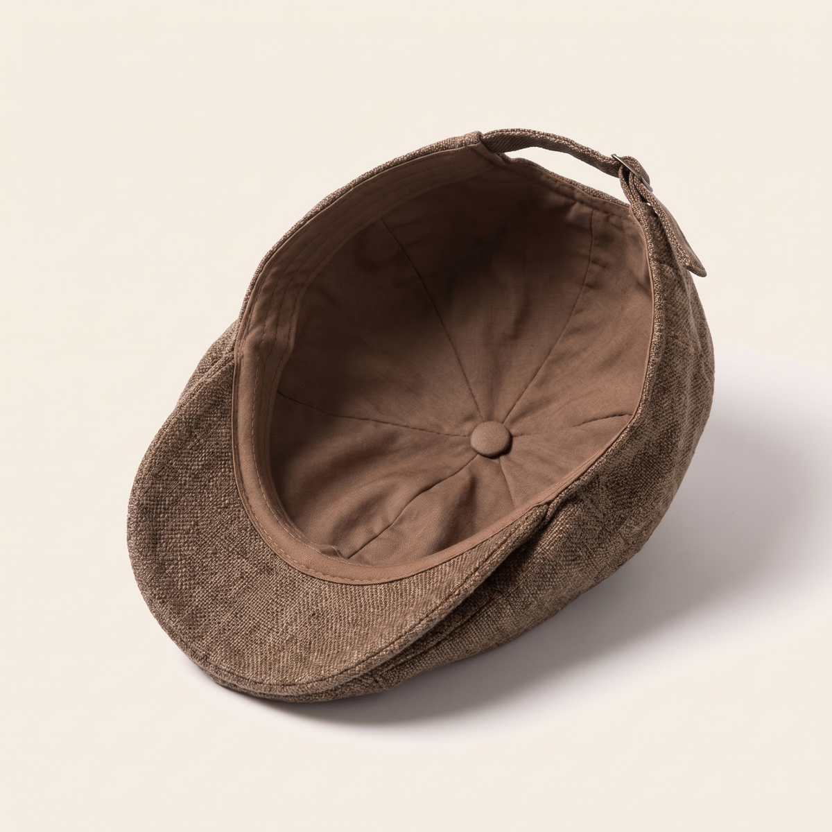 Flat cap in a linen blend — WINCHCOMBE