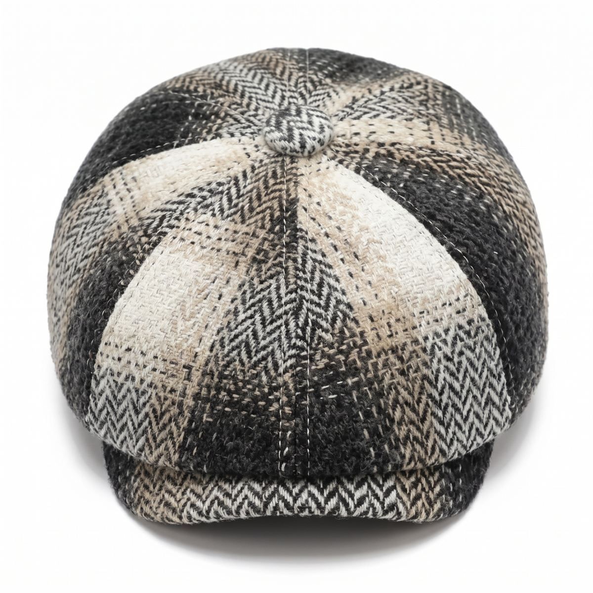 Newsboy cap in a wool blend — RIPON