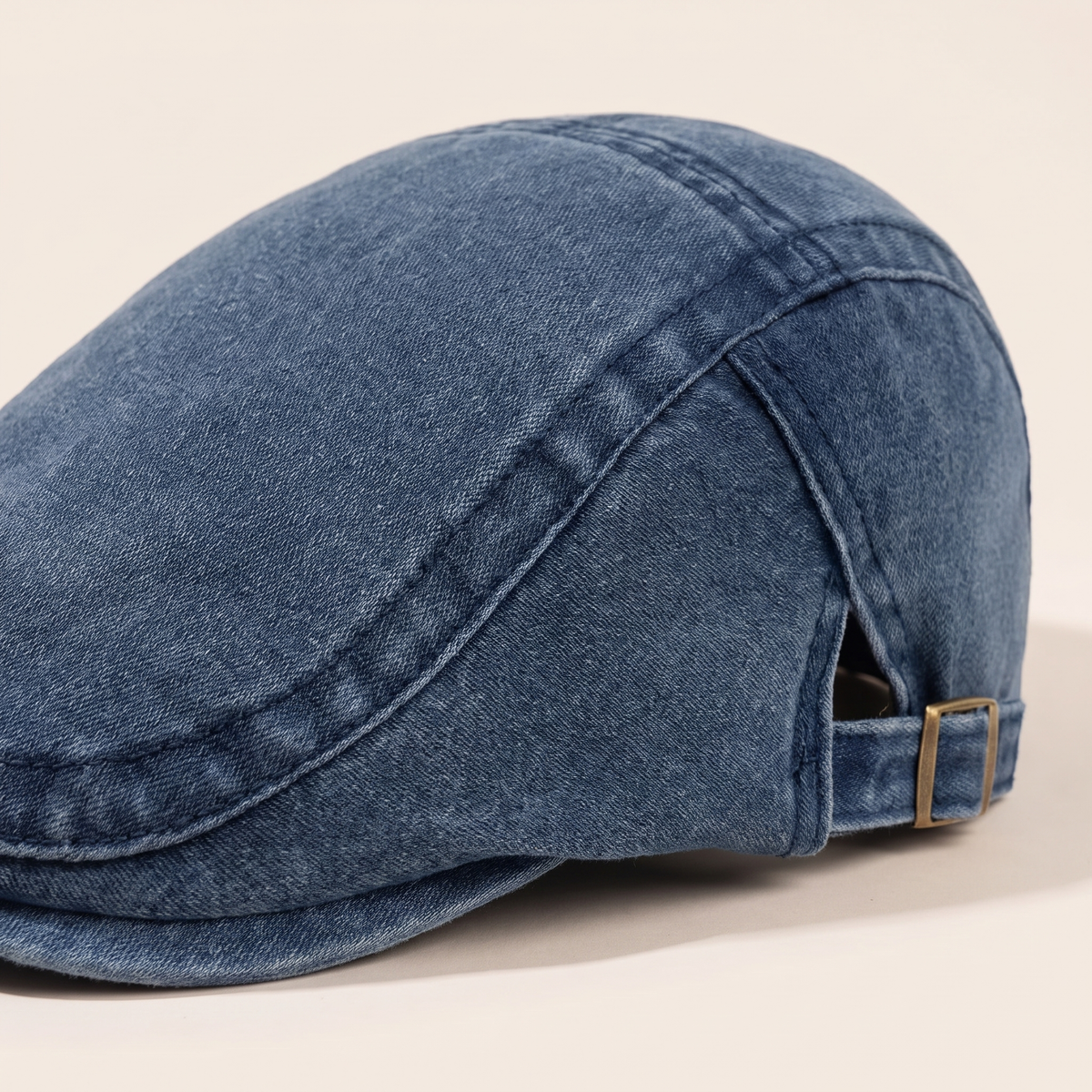 Flat cap in denim — STOKESLEY