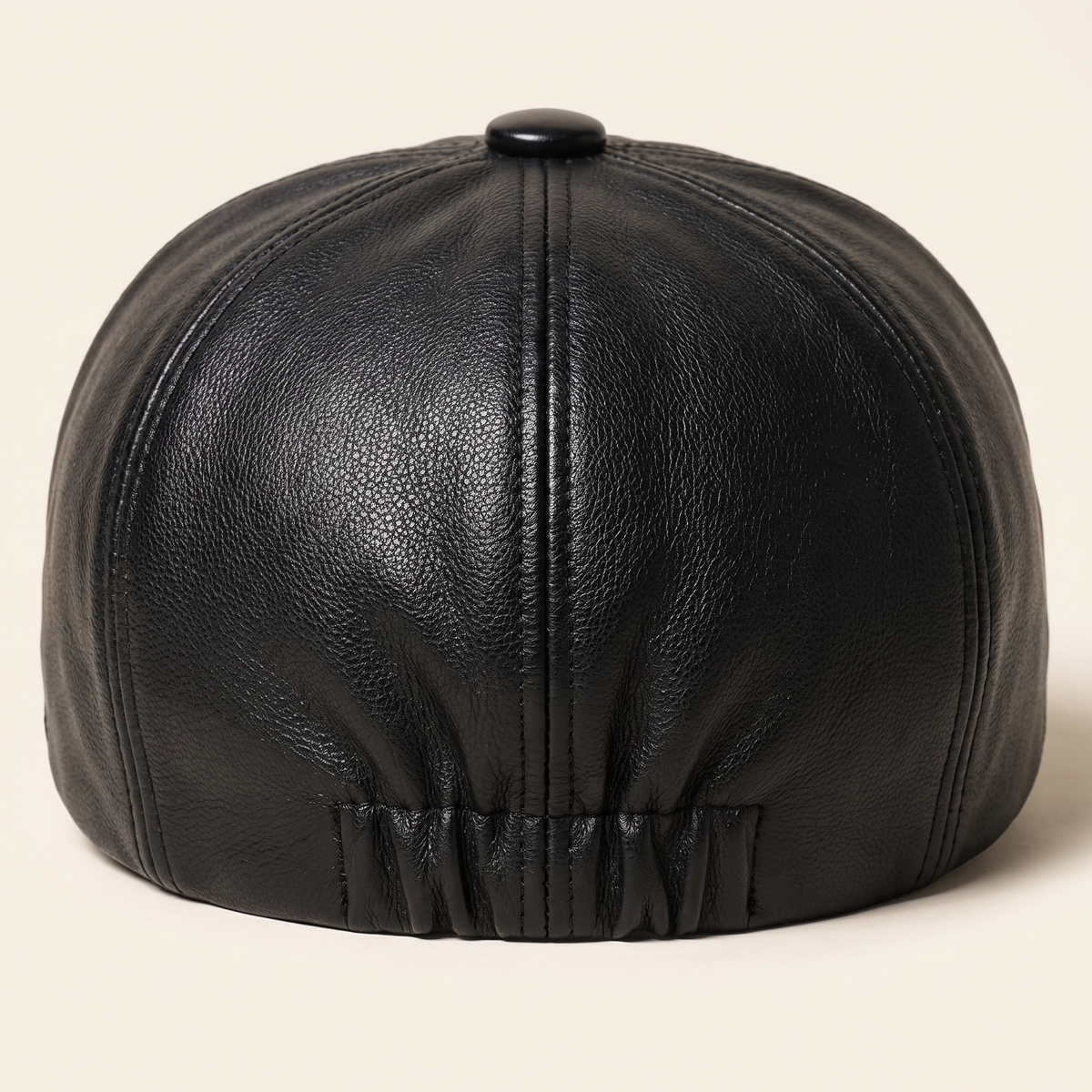 Flat cap in leather — SOUTHWOLD