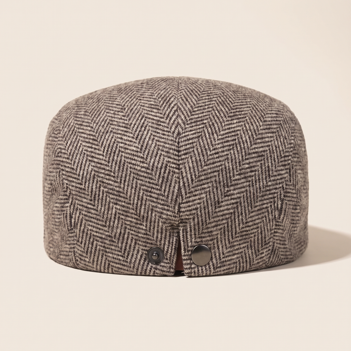 Herringbone ivy cap in wool — PICKERING